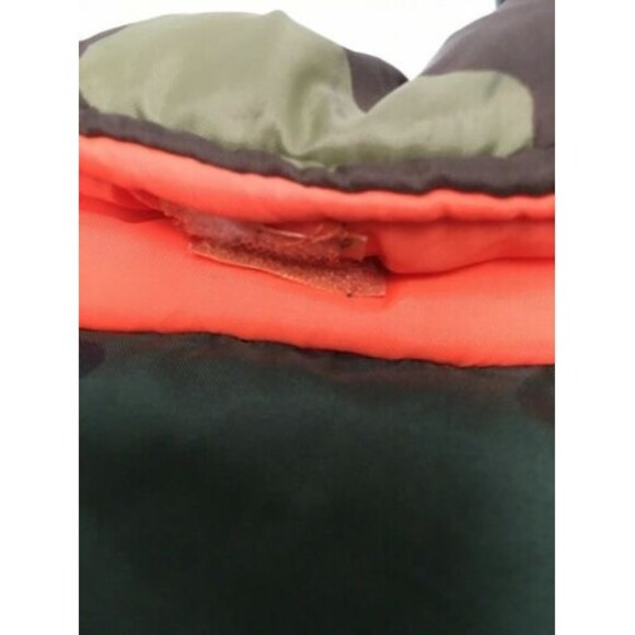 Safety Zone Men’s Camouflage & Orange Zip Up Lined Vest Jacket Size Large - Picture 9 of 10